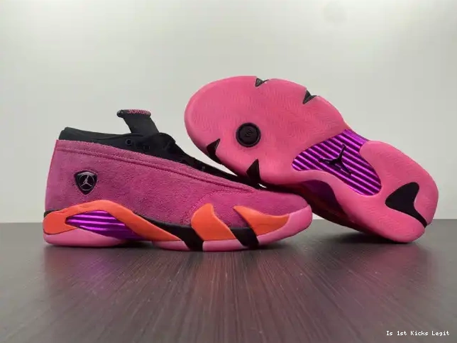 14 (W) Low Jordan DH4121-600 Retro Pink Shocking 0529